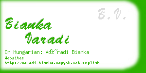 bianka varadi business card